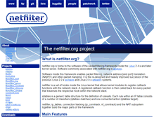 Tablet Screenshot of netfilter.org
